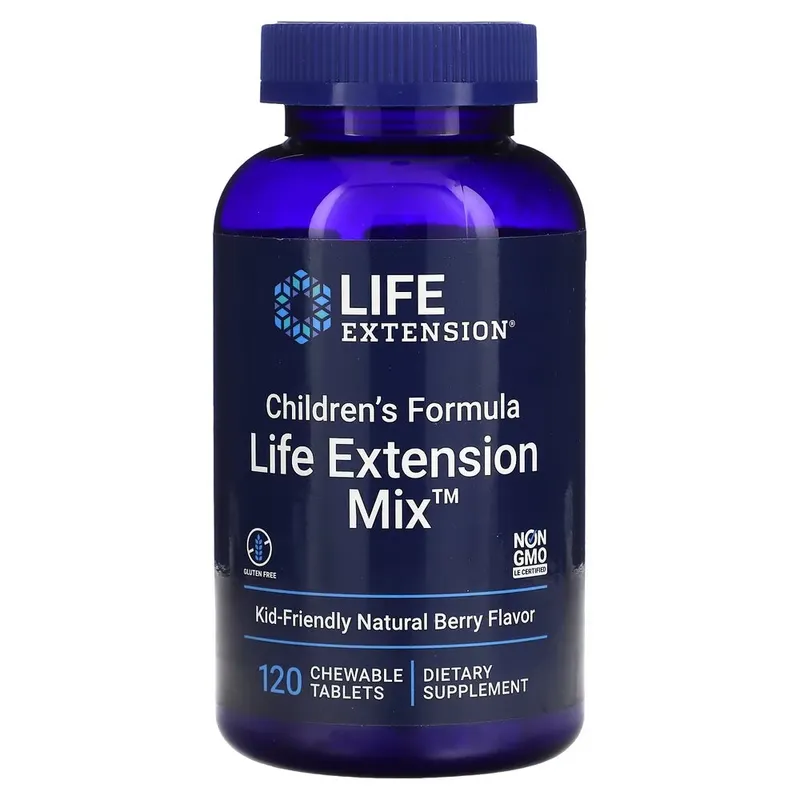Вітаміни та мінерали Life Extension Children's Formula Life Extension Mix, 120 жувальних таблеток для дітей