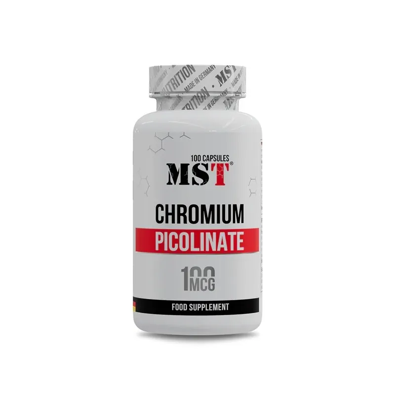 Вітаміни та мінерали MST Nutrition Chromium Picolinate, 100 капсул