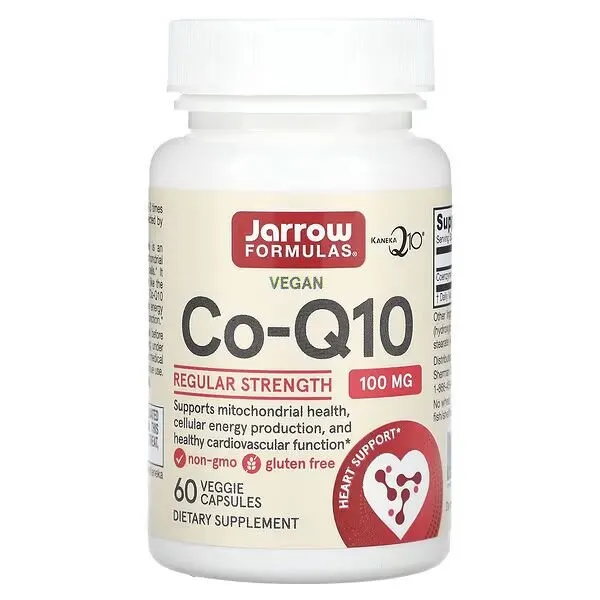 Коензим Jarrow Formulas Co-Q10 100 mg, 60 вегакапсул
