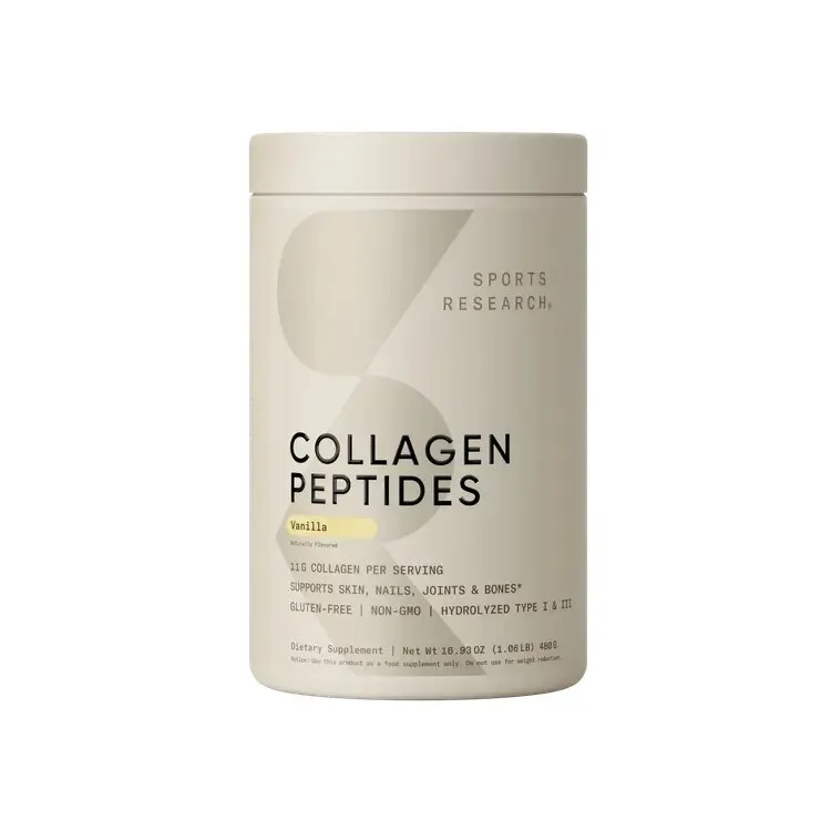 Колагенові пептиди Sports Research Collagen Peptides, 480 грам - Ваніль
