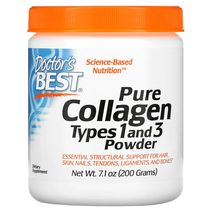 Препарат для суглобів і зв'язок Doctor's Best Collagen Types 1&3 Powder, 200 грам