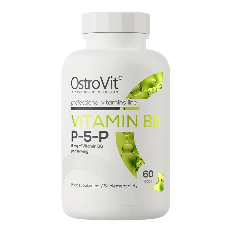 Вітамін В6 OstroVit Vitamin B6 P-5-P, 60 капсул