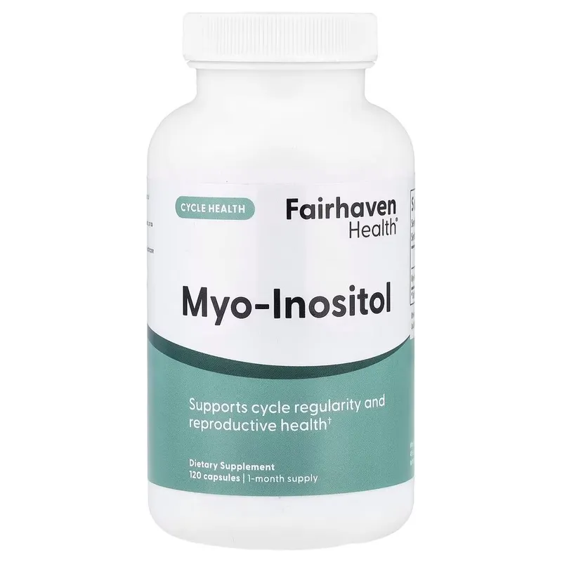 Міо-інозитол Fairhaven Health Myo-Inositol, 120 капсул для підтримки гормонального балансу