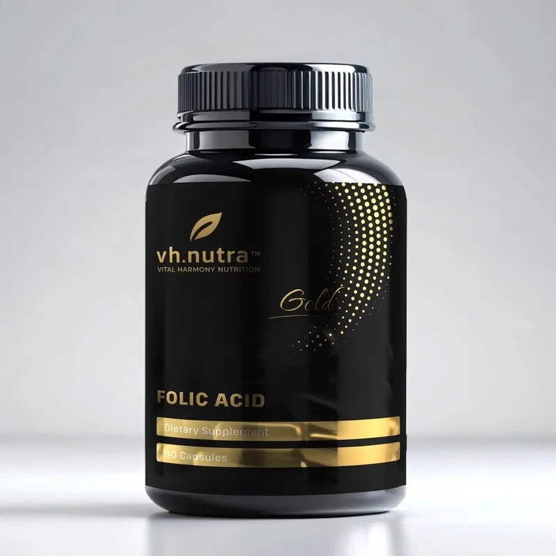 Вітамін В9 VitalHarmony Gold Folic Acid, 90 капсул для підтримки серця