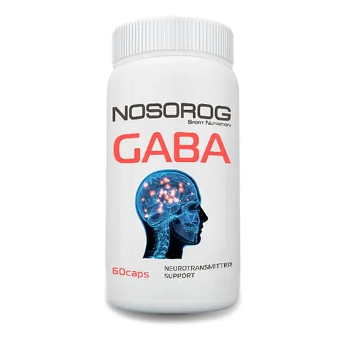 Амінокислота Nosorog GABA, 60 капсул