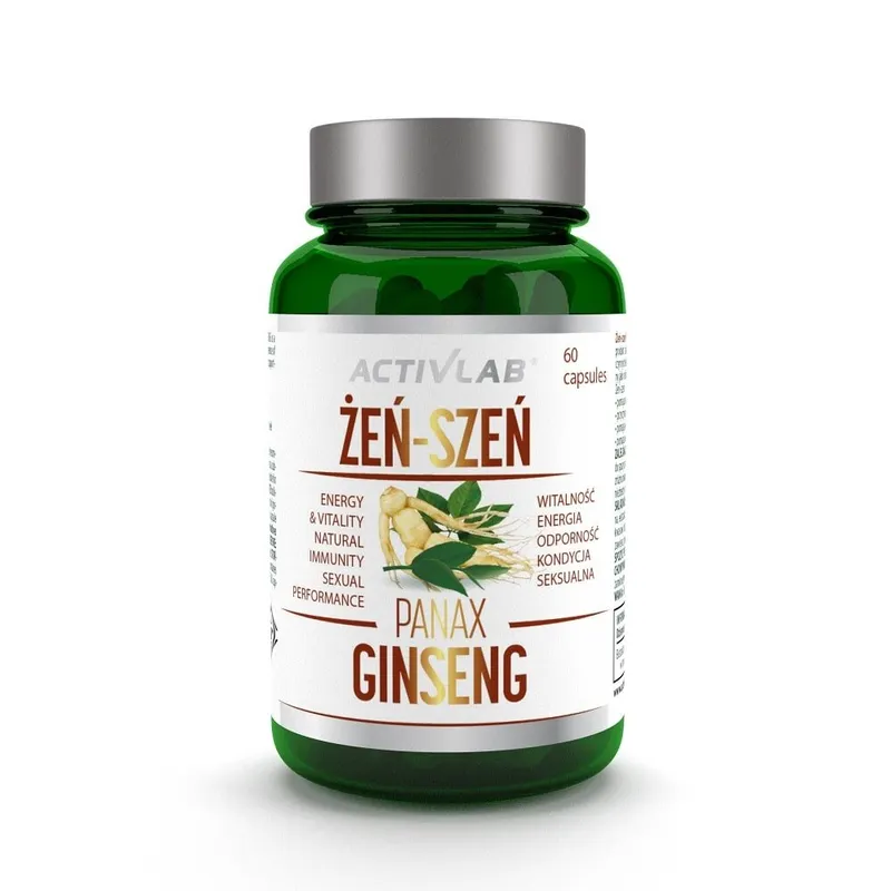 Натуральна добавка ActivLab Panax Ginseng, 60 капсул