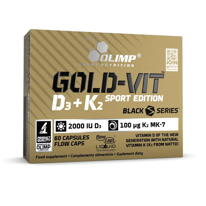 Вітаміни та мінерали Olimp Sport Nutrition Sport Edition Gold-Vit D3+K2, 60 капсул