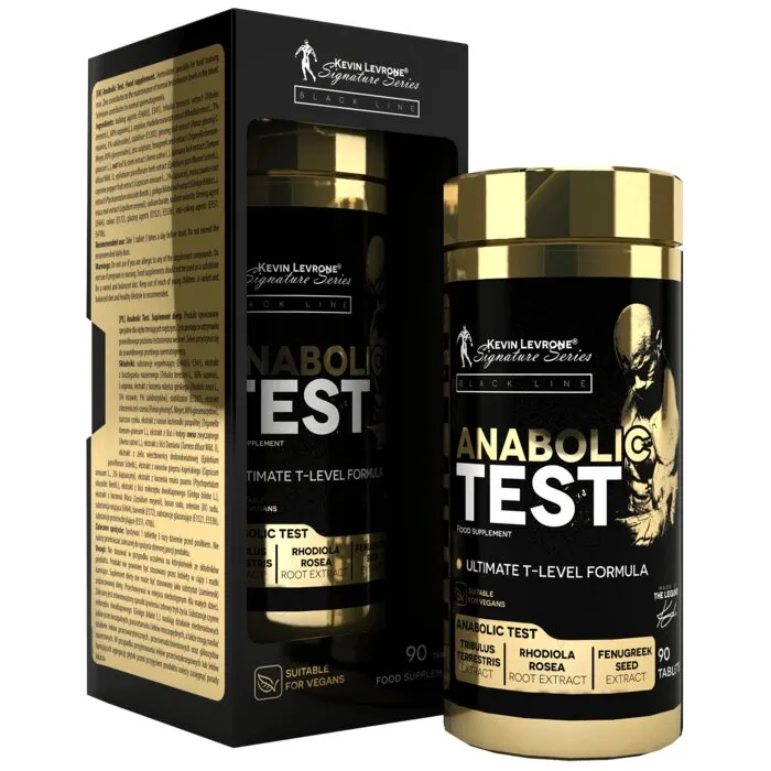 Рослинні екстракти з мінералами Kevin Levrone Black Line Anabolic Test, 90 таблеток