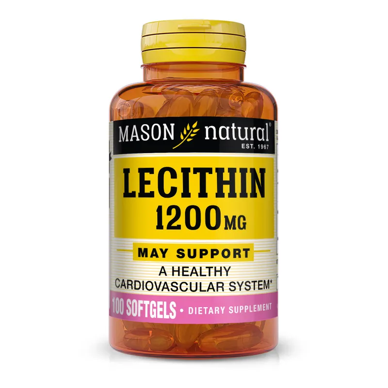 Натуральна добавка Mason Natural Lecithin 1200 mg, 100 капсул