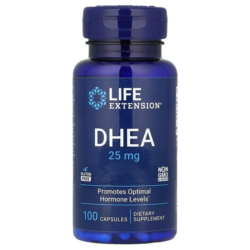 Стимулятор тестостерону Life Extension DHEA 25 mg, 100 капсул