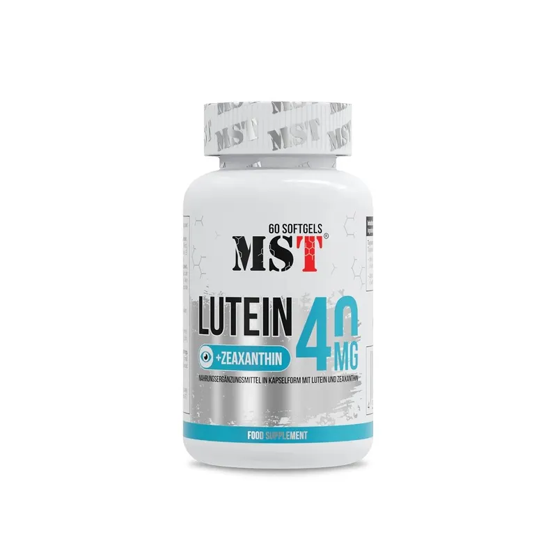 Лютеїн MST Nutrition Lutein 40 mg, 60 капсул з екстракту квіток чорнобривця
