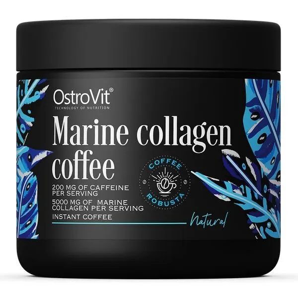 Кава OstroVit Marine Collagen Coffee, 150 грам - Натуральна кава з морським колагеном