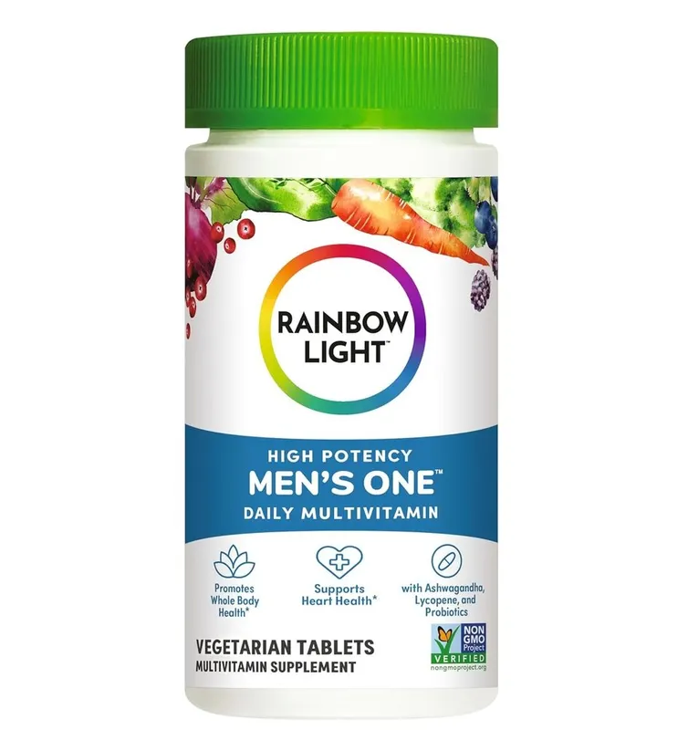 Вітаміни та мінерали Rainbow Light Men's One High Potency, 30 вегатаблеток для чоловіків