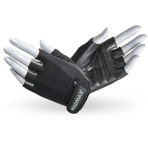 Рукавички для фітнесу MAD MAX Rainbow MFG 251, Black/Grey - L