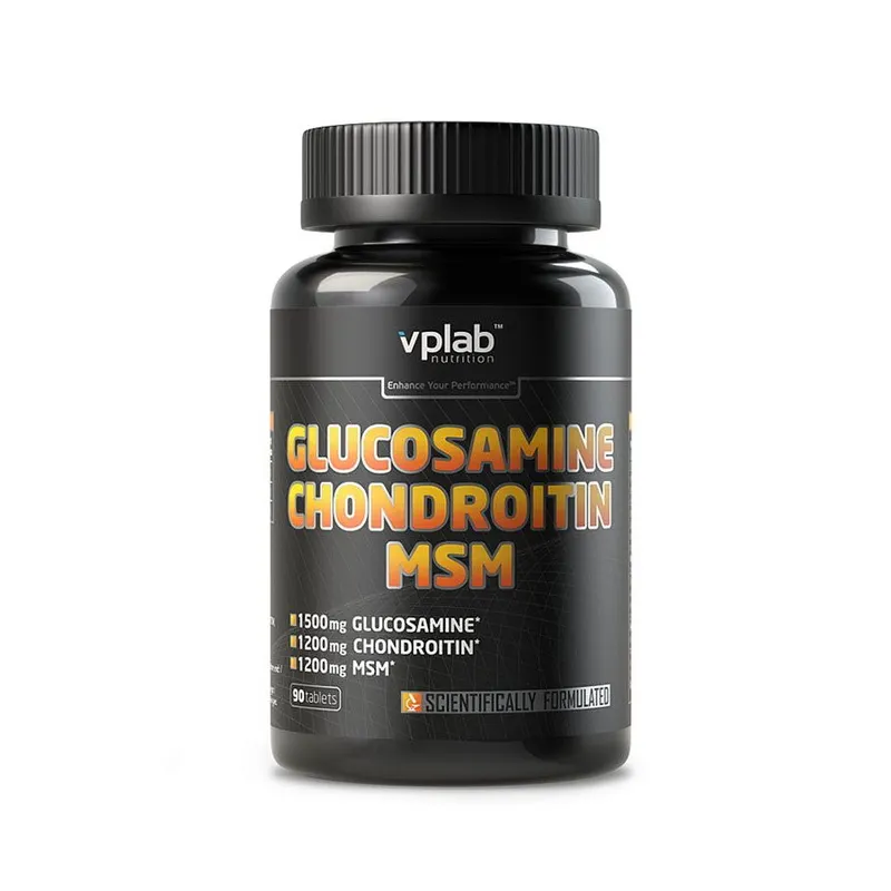 Препарат для суглобів і зв'язок VPLab Glucosamine Chondroitin MSM, 90 таблеток
