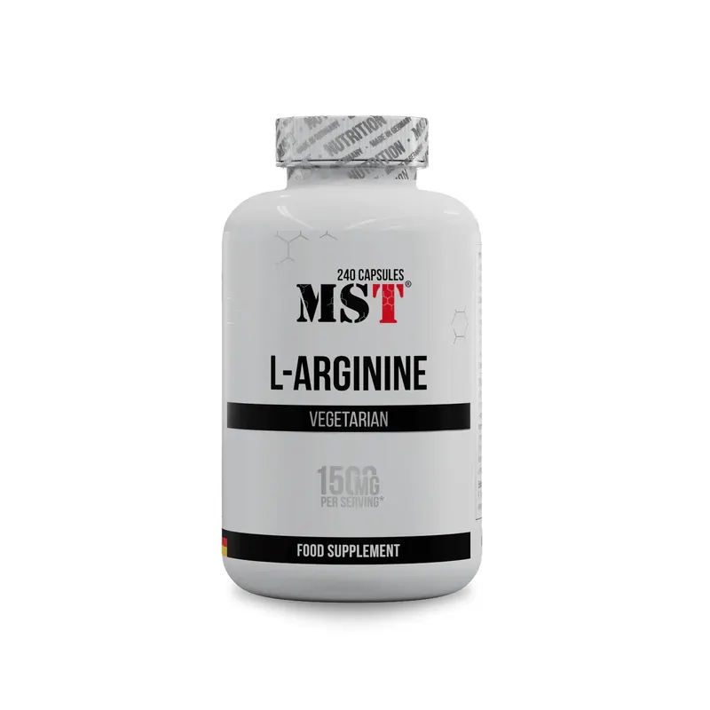 Амінокислота MST Nutrition L-Arginine 240 капсул
