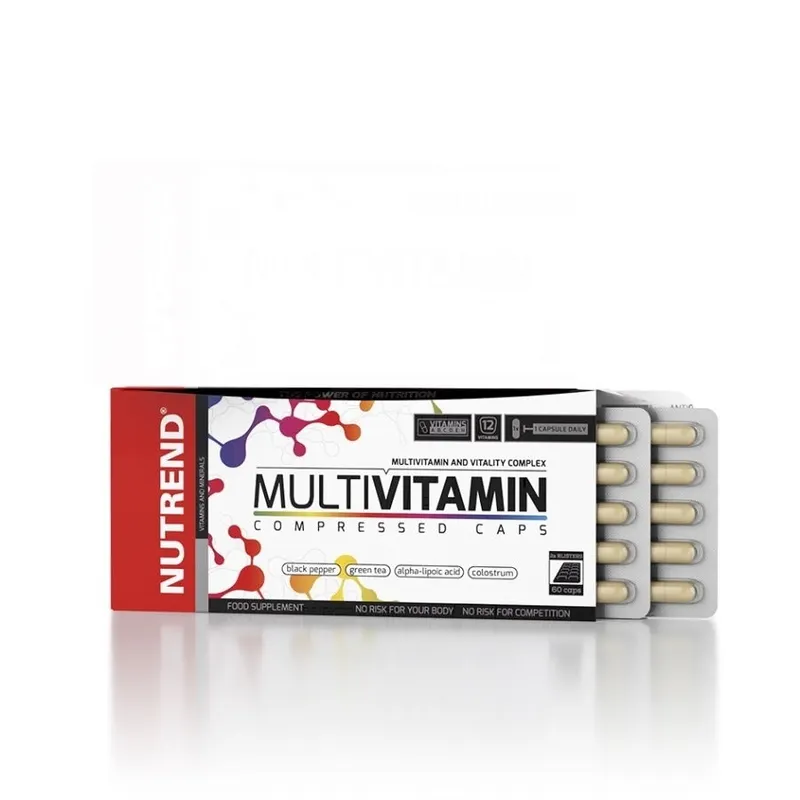 Вітаміни та мінерали Nutrend MultiVitamin Compressed, 60 капсул
