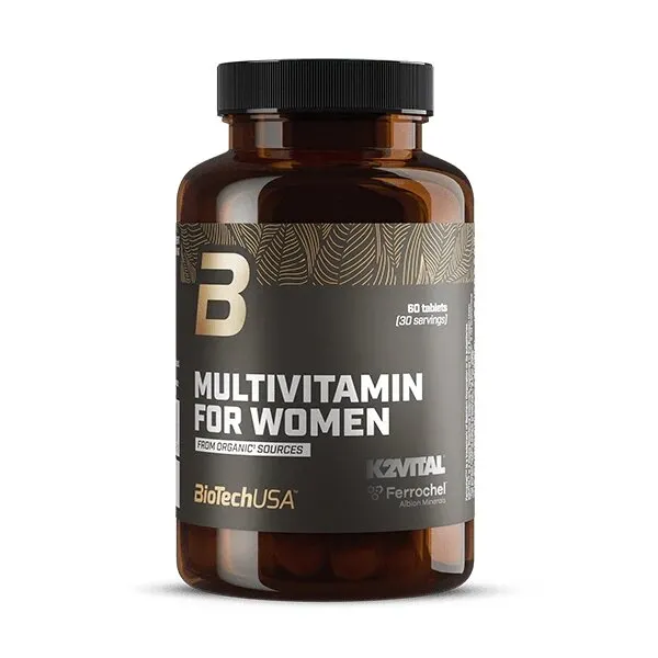 Вітамінно-мінеральний комплекс BioTech from Organic Sources Multivitamin for Women, 60 таблеток для жінок