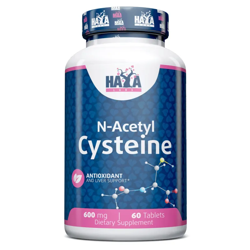 Амінокислота Haya Labs N-Acetyl Cysteine, 60 таблеток
