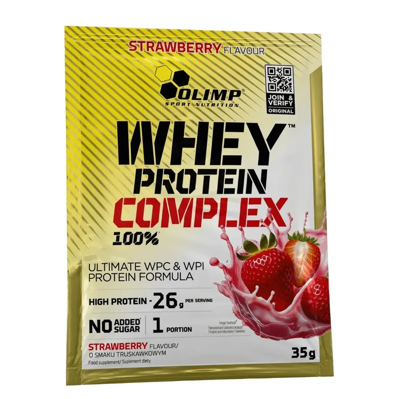Протеїн Olimp Sport Nutrition Whey Protein Complex 100%, 35 грам - Полуниця
