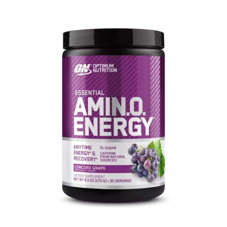 Передтренувальний комплекс Optimum Nutrition Essential Amino Energy, 270 грам - Виноград