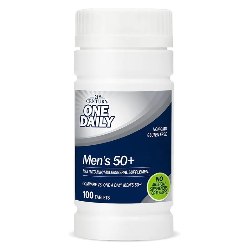 Вітаміни та мінерали 21st Century One Daily Men's 50+, 100 таблеток