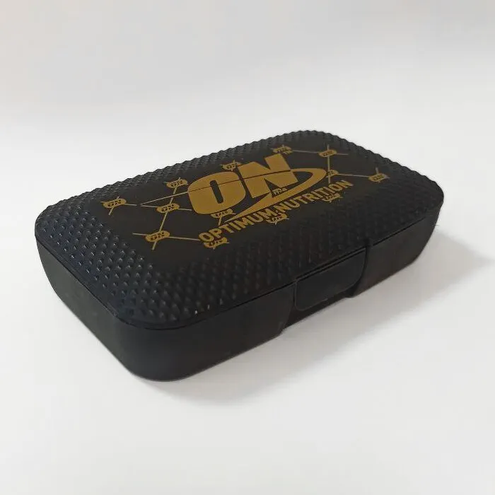 Таблетниця Optimum Nutrition Pill Box, Black/Gold