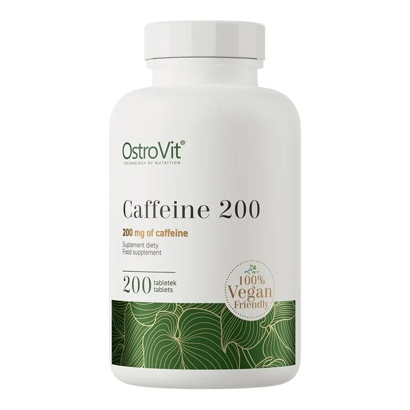 Передтренувальний комплекс OstroVit Caffeine 200, 200 таблеток