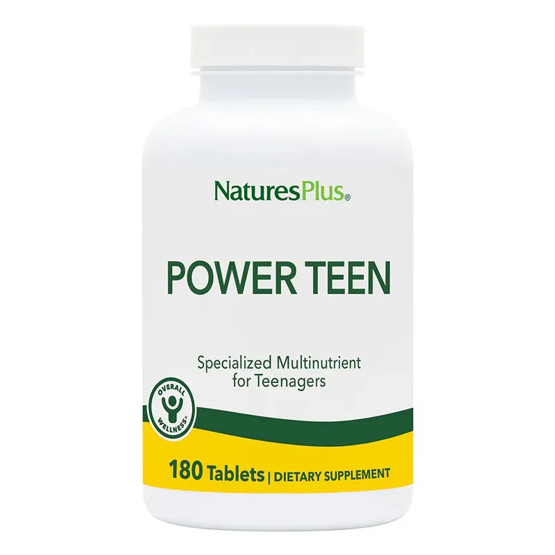 Вітаміни та мінерали Natures Plus Power Teen, 180 вегатаблеток
