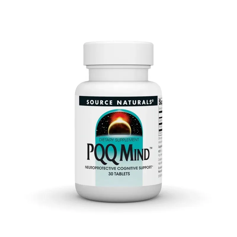 Піролохінолінхінон Source Naturals PQQ Mind, 30 таблеток