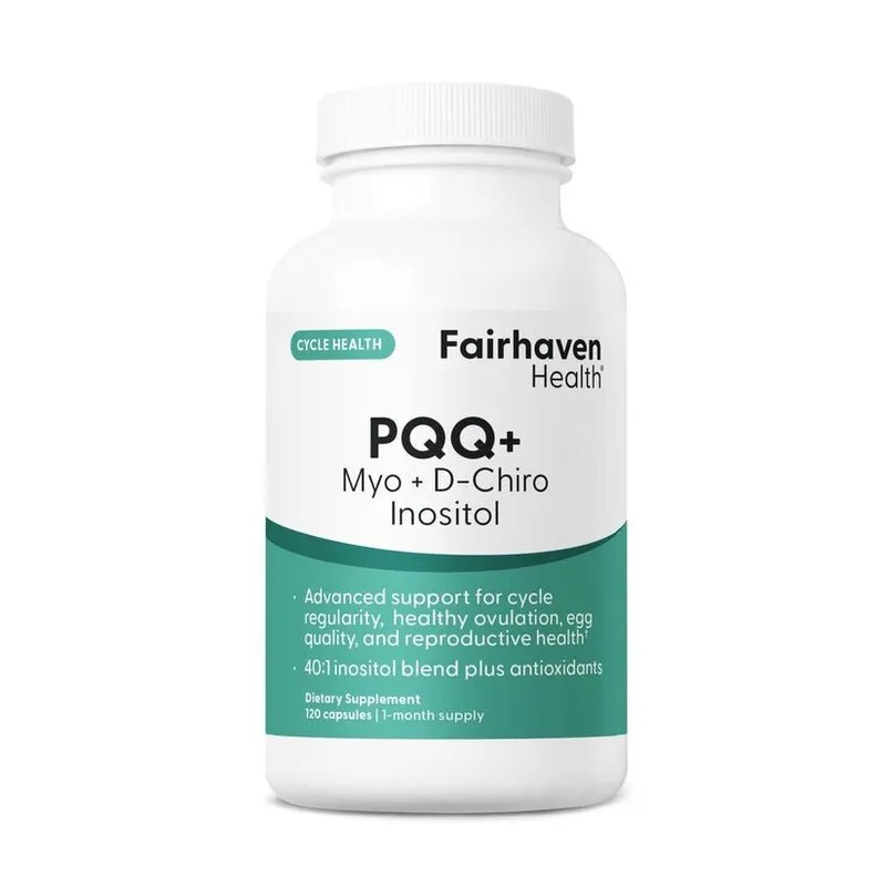 Інозитол 40:1 з PQQ Fairhaven Health PQQ+ Myo + D-Chiro Inositol, 120 вегакапсул