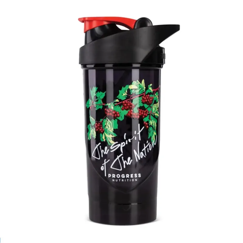 Шейкер Progress Nutrition 'Viburnum' The Spirit Of Nation 700 мл, Black