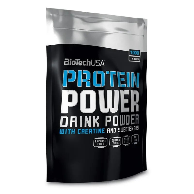 Протеїн BioTech Protein Power, 1 кг - Банан-полуниця