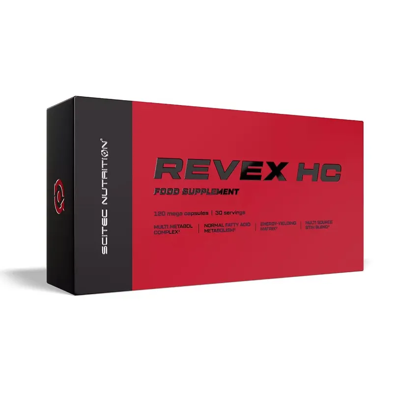 Жироспалювач Scitec Nutrition Revex HC, 120 капсул