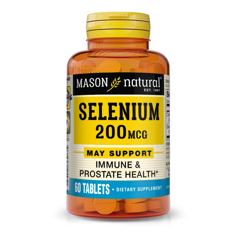 Вітаміни та мінерали Mason Natural Selenium 200 mcg, 60 таблеток