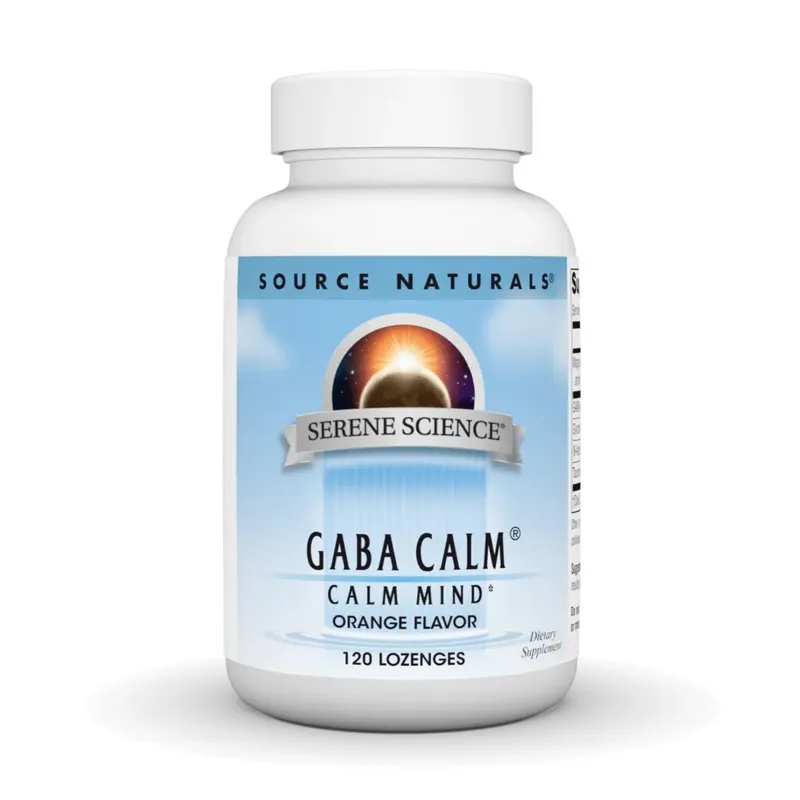 Амінокислота Source Naturals Serene Science GABA Calm, 120 льодяників - Апельсин