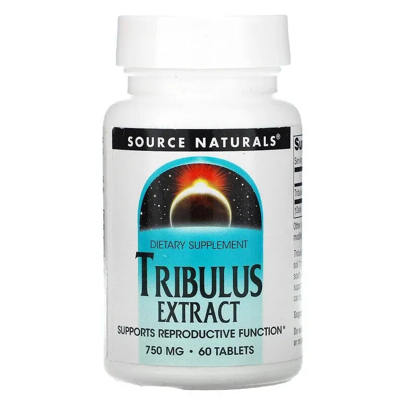 Трибулус Source Naturals Tribulus Extract 750 mg, 60 таблеток