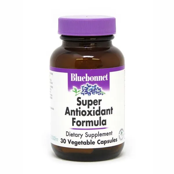 Вітаміни та мінерали Bluebonnet Nutrition Super Antioxidant Formula, 30 вегакапсул