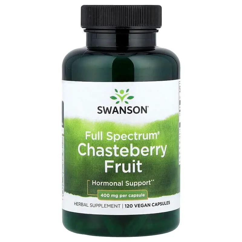 Вітекс Swanson Chasteberry Fruit 400 mg, 120 капсул