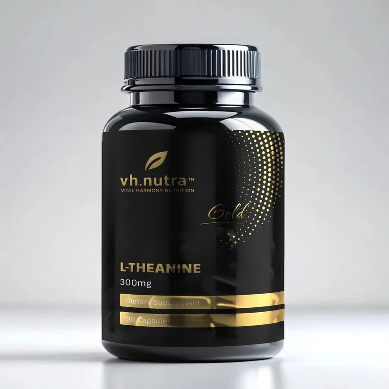 L-теанін VitalHarmony Gold L-Theanine, 90 капсул для релаксації та фокусу