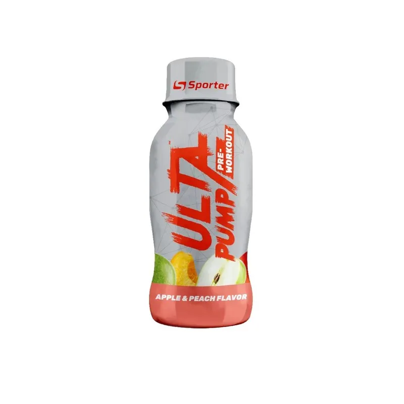 Передтренувальний шот Sporter Ulta PUMP Pre-Workout, 100 мл - Яблуко-персик
