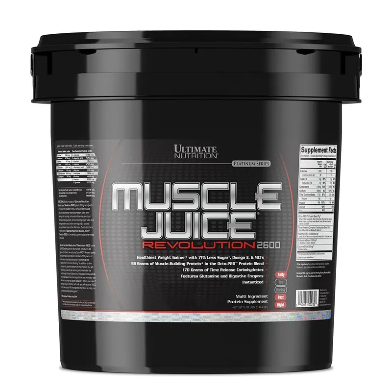 Гейнер Ultimate Nutrition Muscle Juice Revolution 2600, 5 кг - Ваніль