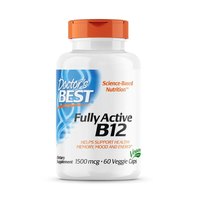 Вітаміни та мінерали Doctor's Best Fully Active B12 1500 mcg, 60 капсул