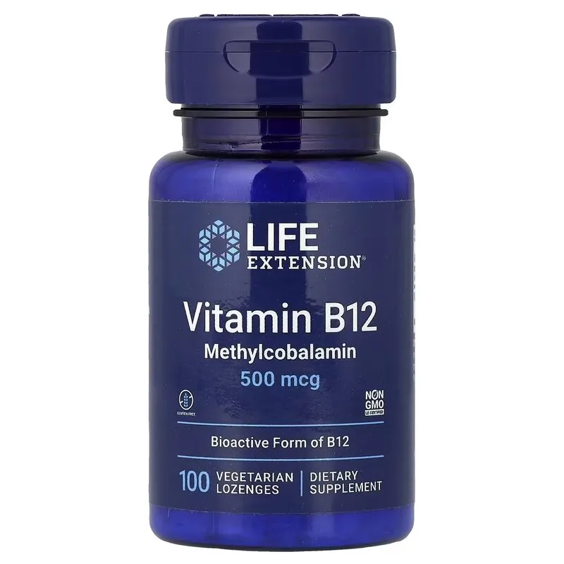 Метилкобаламін Life Extension Vitamin B12 500 mcg, 100 пастилок