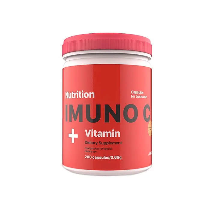 Вітаміни та мінерали AB Pro Imuno C Vitamin, 200 капсул