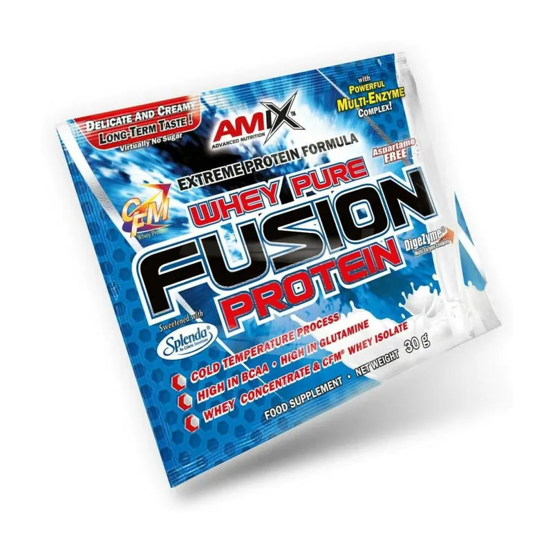 Протеїн AMIX Whey Pro Fusion, 30 грам - Шоколад-арахіс-карамель