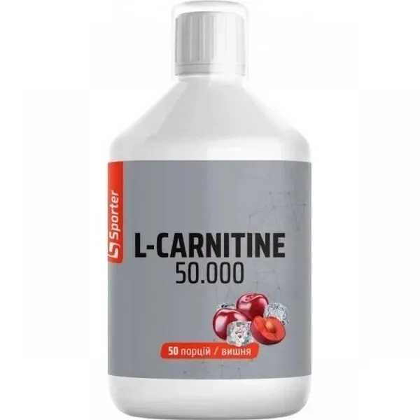 Рідкий карнітин Sporter L-Carnitine 50.000, 500 мл - Вишня
